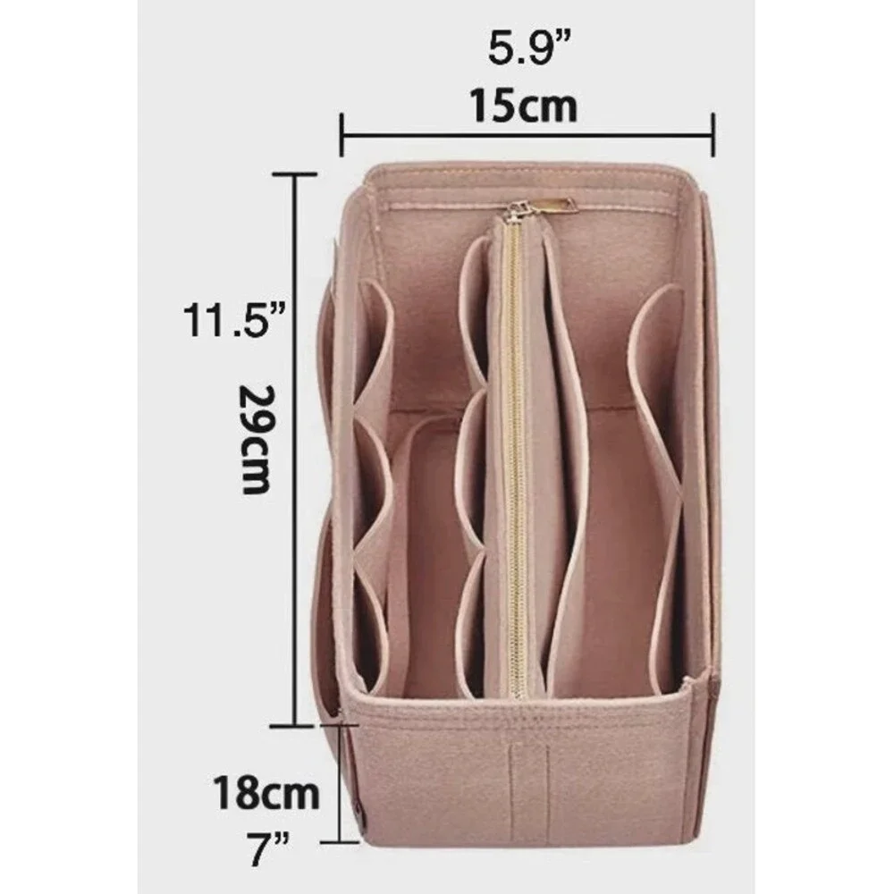 Handbags Tote Purse Diaper-Bag Cosmetic Bag Organizer, 12 Pockets - Drawstring -